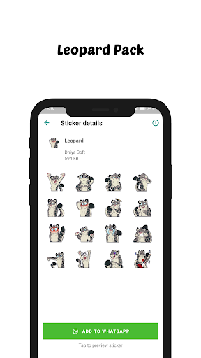 Animal Stickers for WA ekran görüntüsü