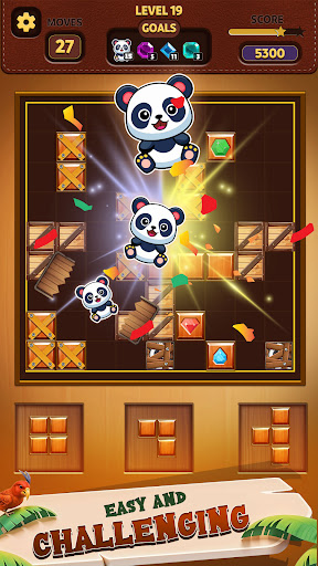 Block Woody Puzzle Games ekran görüntüsü