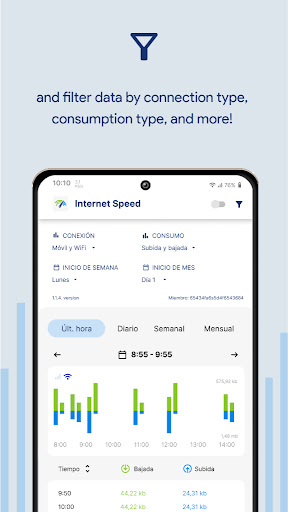 Internet Speed: NetSpeed meter ekran görüntüsü