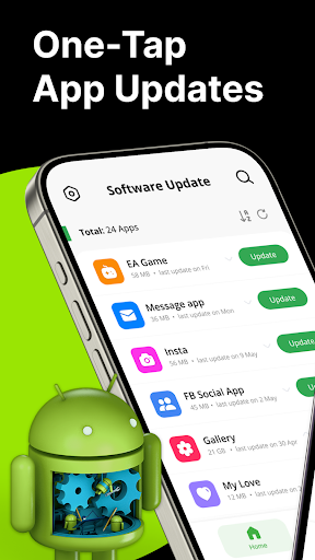 Software Update ekran görüntüsü