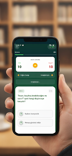 İslami Bilgi Testi ekran görüntüsü