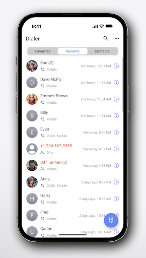 Right Dialer ekran görüntüsü