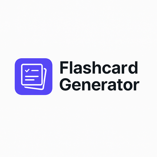Flashcard Generator