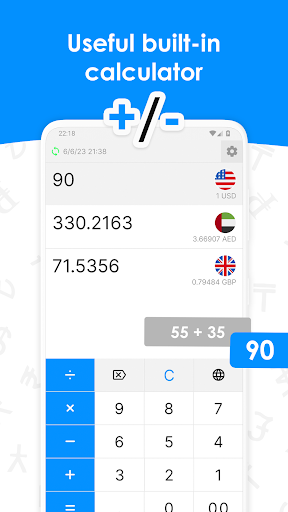 Döviz Çevirici Hesap Makinesi ekran görüntüsü