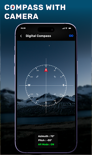 Digital Compass: GPS Direction ekran görüntüsü