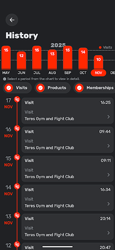 Teres Gym and Fight Club ekran görüntüsü