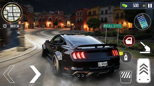 Car Drifting Night Driving 3D ekran görüntüsü