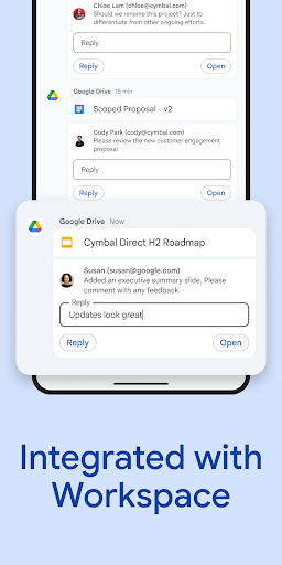 Google Chat ekran görüntüsü