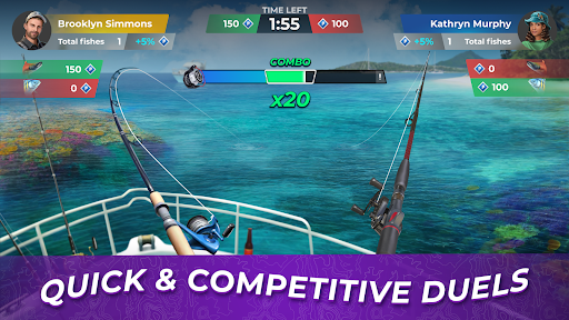 Fishing Rival: Fish Every Day! ekran görüntüsü