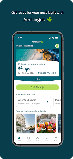 Aer Lingus App ekran görüntüsü