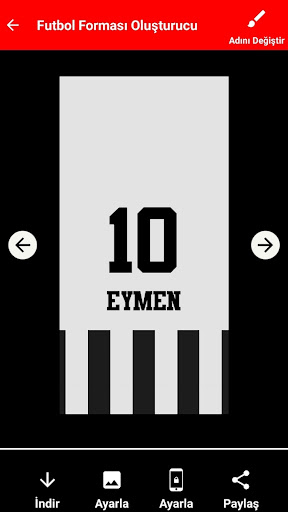 Futbol Forması Tasarla ekran görüntüsü