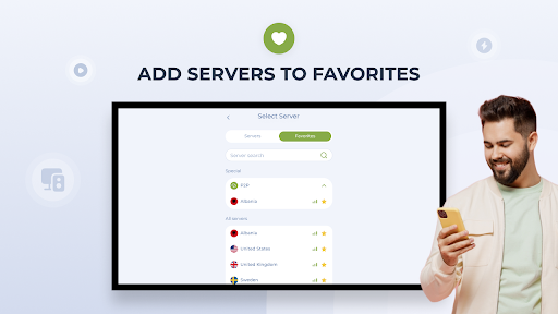 Planet Free VPN for Android TV ekran görüntüsü