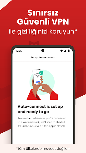McAfee Security: Antivirüs VPN ekran görüntüsü