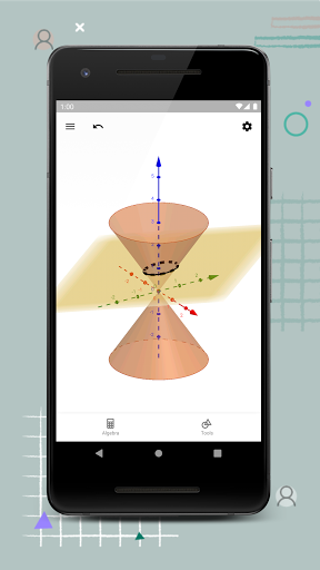 GeoGebra 3D Hesap Makinesi ekran görüntüsü