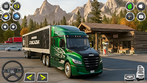 US Transport Truck 3D game ekran görüntüsü