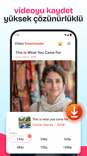All video indirici ekran görüntüsü