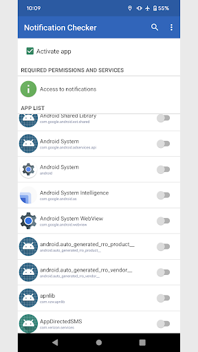 Notification Checker ekran görüntüsü