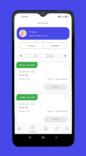We Care 24X7 App ekran görüntüsü