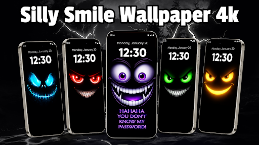 Silly Fun Smile Live Wallpaper ekran görüntüsü