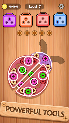 Screw Jam & Pin: Woodle Puzzle ekran görüntüsü