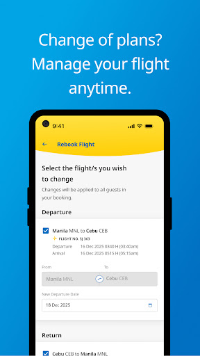 Cebu Pacific ekran görüntüsü