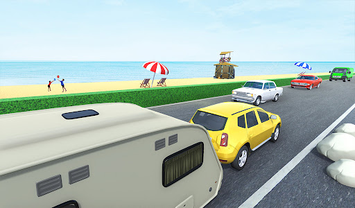 Off-road caravan kamyon 3D ekran görüntüsü