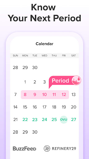 Period Tracker App | Eve Glow ekran görüntüsü