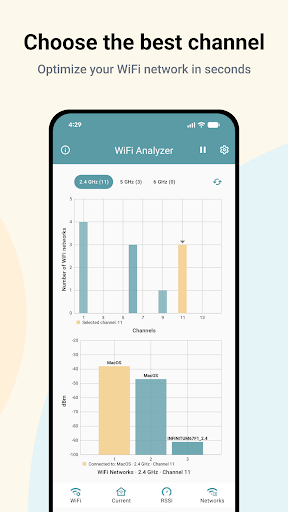 WiFi Analyzer ekran görüntüsü