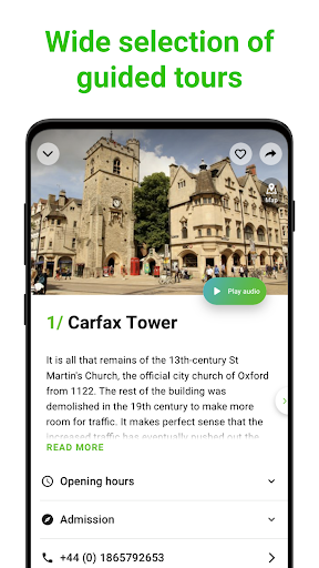 Oxford Tour Guide:SmartGuide ekran görüntüsü
