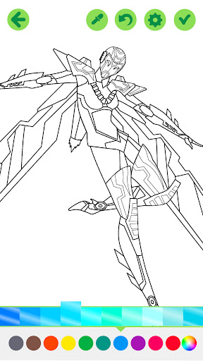 Robots City Coloring for Boys ekran görüntüsü