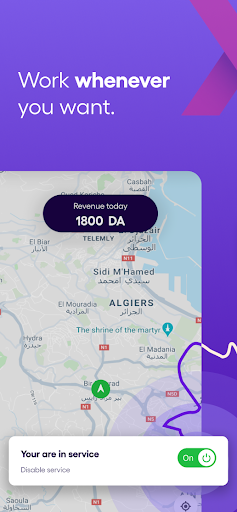 Yassir driver: Partner app ekran görüntüsü