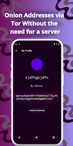 Anonymous Messenger ekran görüntüsü