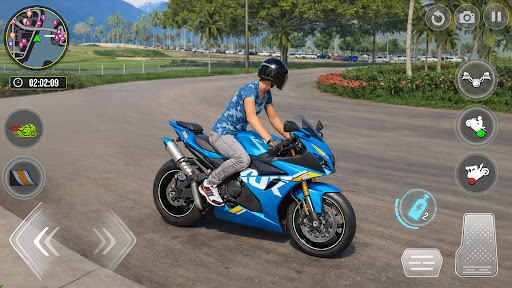 Real Bike Driving Racing Games ekran görüntüsü