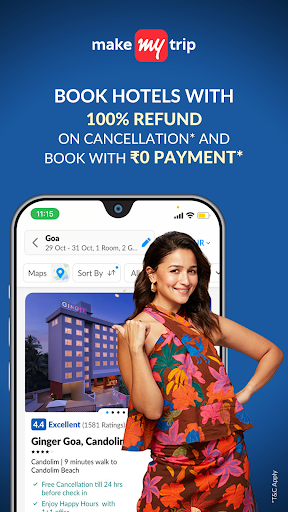 MakeMyTrip: Hotel, Flight, Bus ekran görüntüsü
