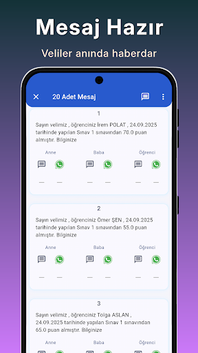 Test Plus: Optik Okuyucu ekran görüntüsü