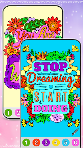 Quotes Color by Number Book ekran görüntüsü