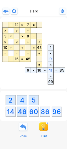 Number CrossMaths ekran görüntüsü