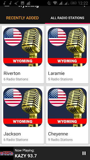 Wyoming Radio Stations - USA ekran görüntüsü