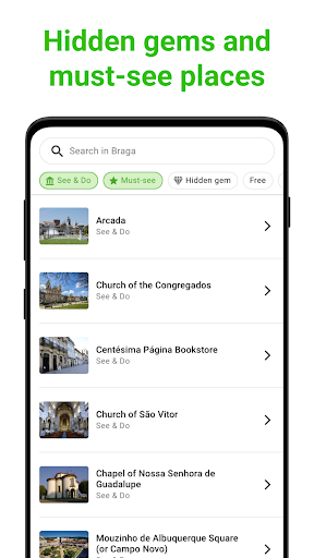 Braga Tour Guide:SmartGuide ekran görüntüsü