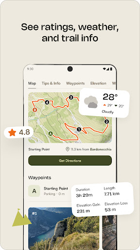 komoot - hike, bike & run ekran görüntüsü