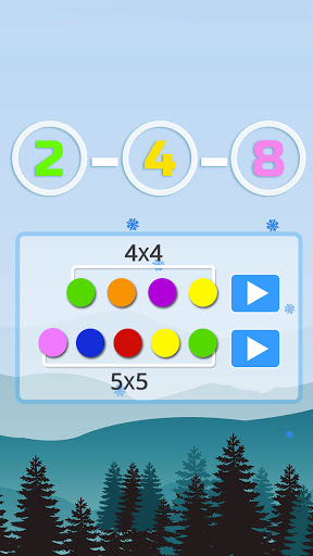 2-4-8 : link identical numbers ekran görüntüsü
