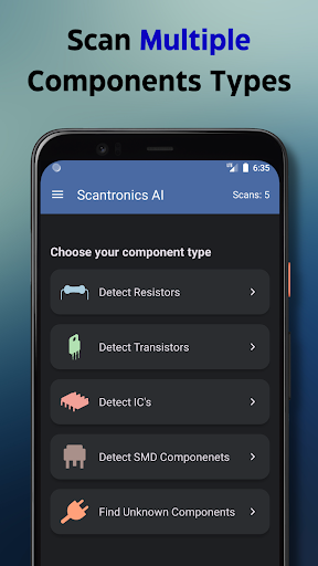 AI Resistor Value Scanner ekran görüntüsü