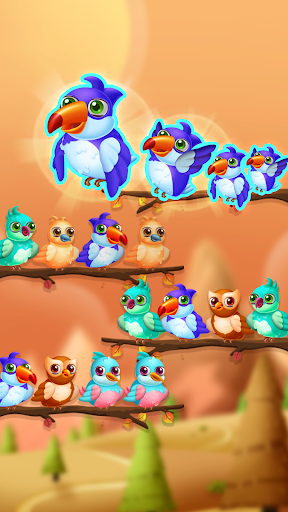 Bird Sort: Color Sorting Game ekran görüntüsü