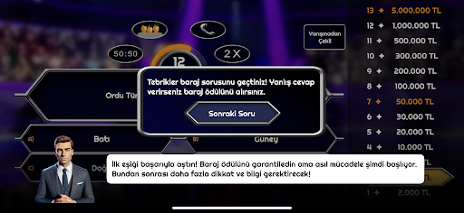 Milyoner 2025 Bilgi Yarışması ekran görüntüsü