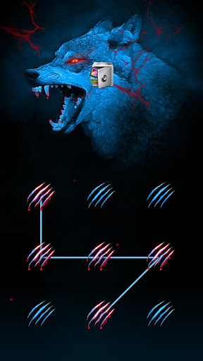 AppLock Live Theme Wolf ekran görüntüsü