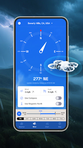 UAV Forecast Drone Weather Map ekran görüntüsü