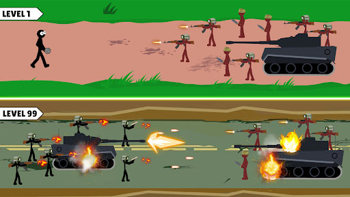 Clash of Stickman: Evolution ekran görüntüsü
