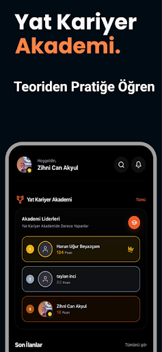 Yat Kariyer ekran görüntüsü