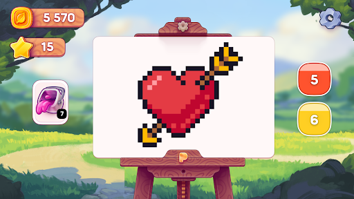Pixelwoods: Boyama ve dekor ekran görüntüsü