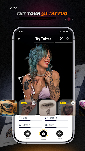 Inkhunter : 3D Tattoo Preview ekran görüntüsü
